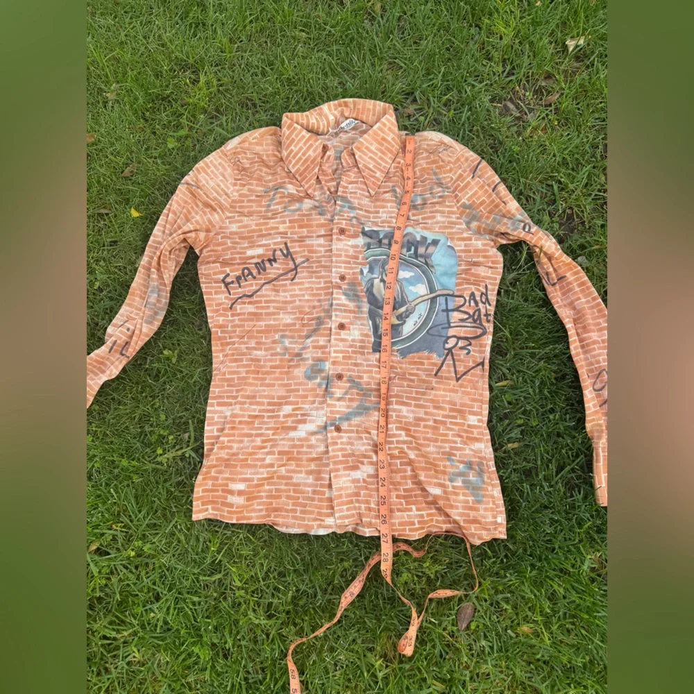 70s Vintage Nik Nik Rockstar Pinball Disco Shirt - Picture 11 of 11